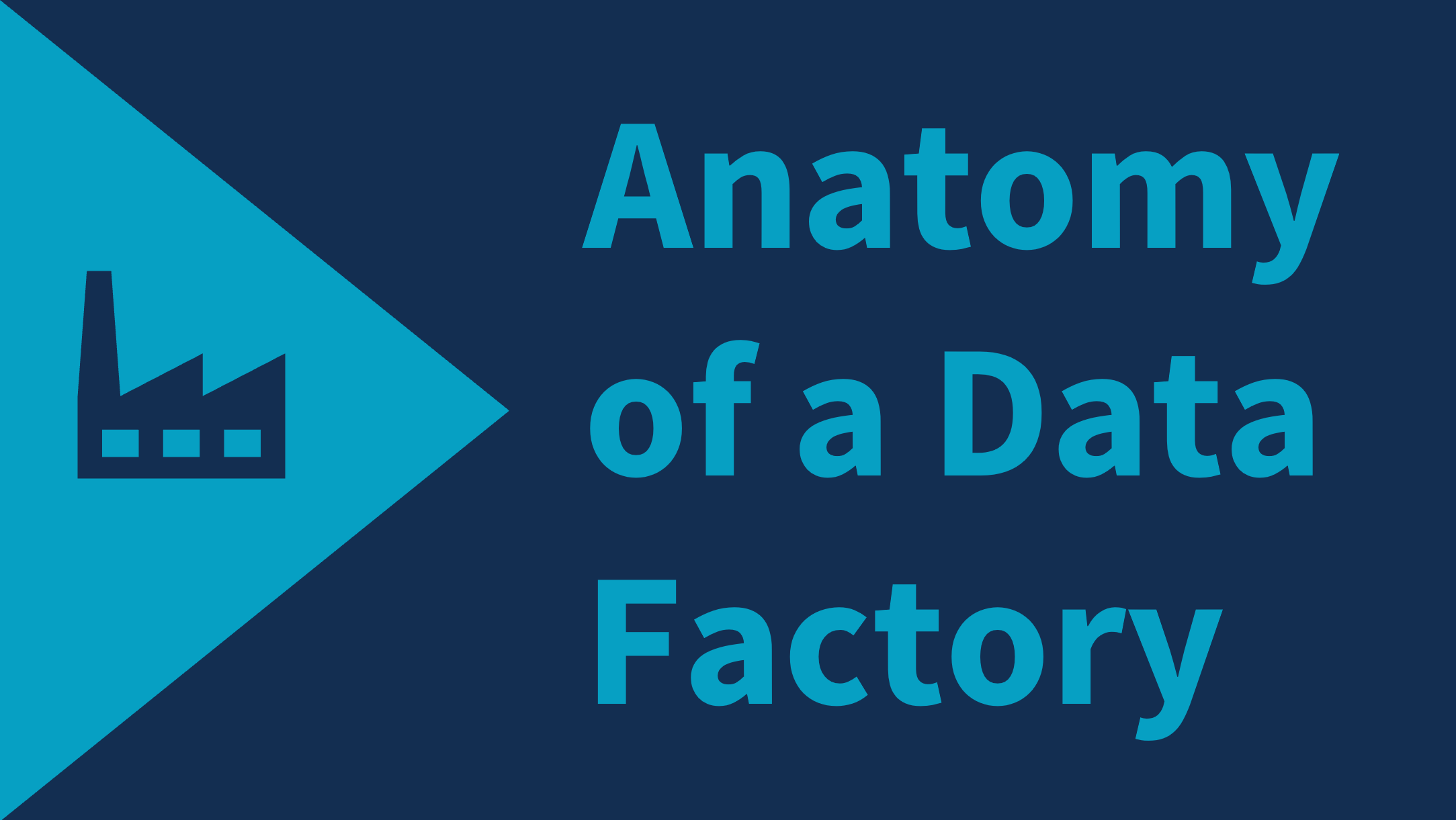 Section header slide with blue background and icon