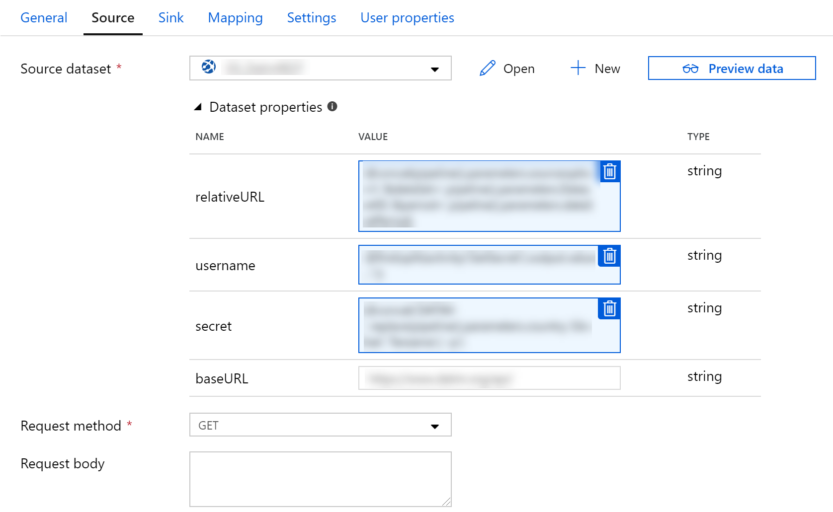 Parameterizing a REST API Linked Service in Data Factory – Data Savvy