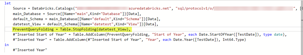 let     Source = Databricks.Catalogs(